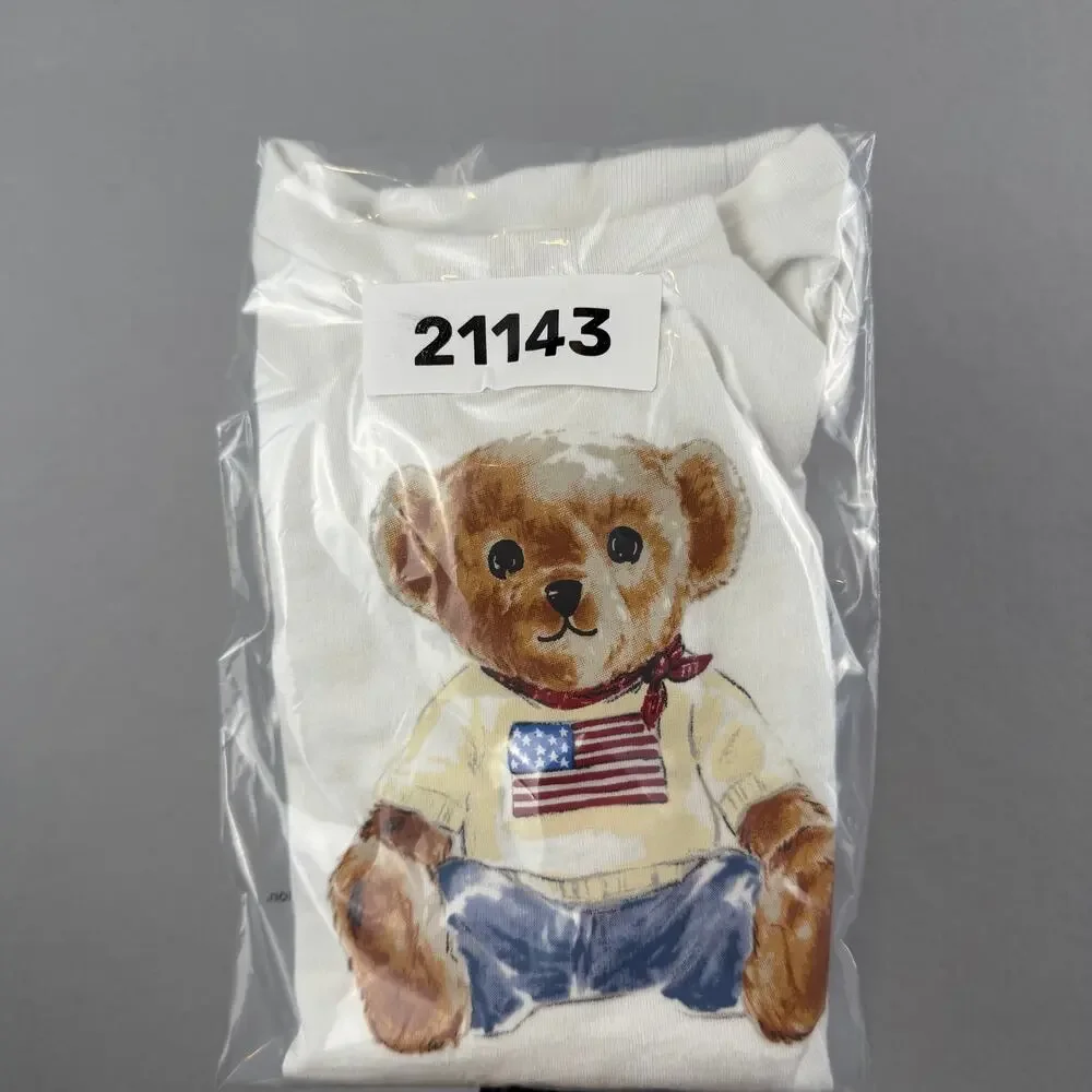 Polo Ralph Lauren Teddy Bear Flag Tee 18M